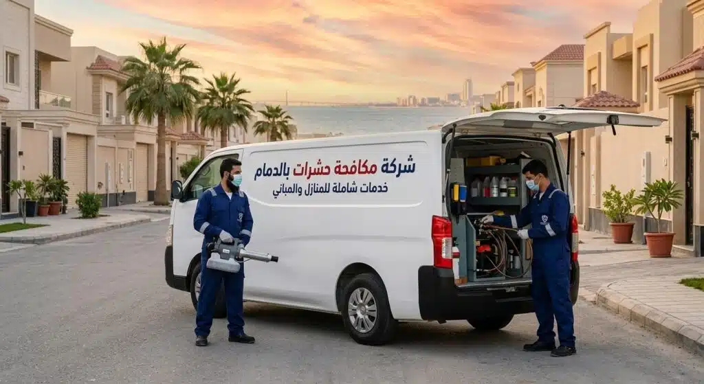 شركة مكافحة حشرات بالدمام — فحص نقاط الدخول قبل المعالجة