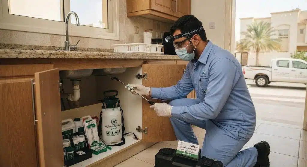 شركة رش مبيدات بالدمام — معالجة الشقوق ومسارات الحركة